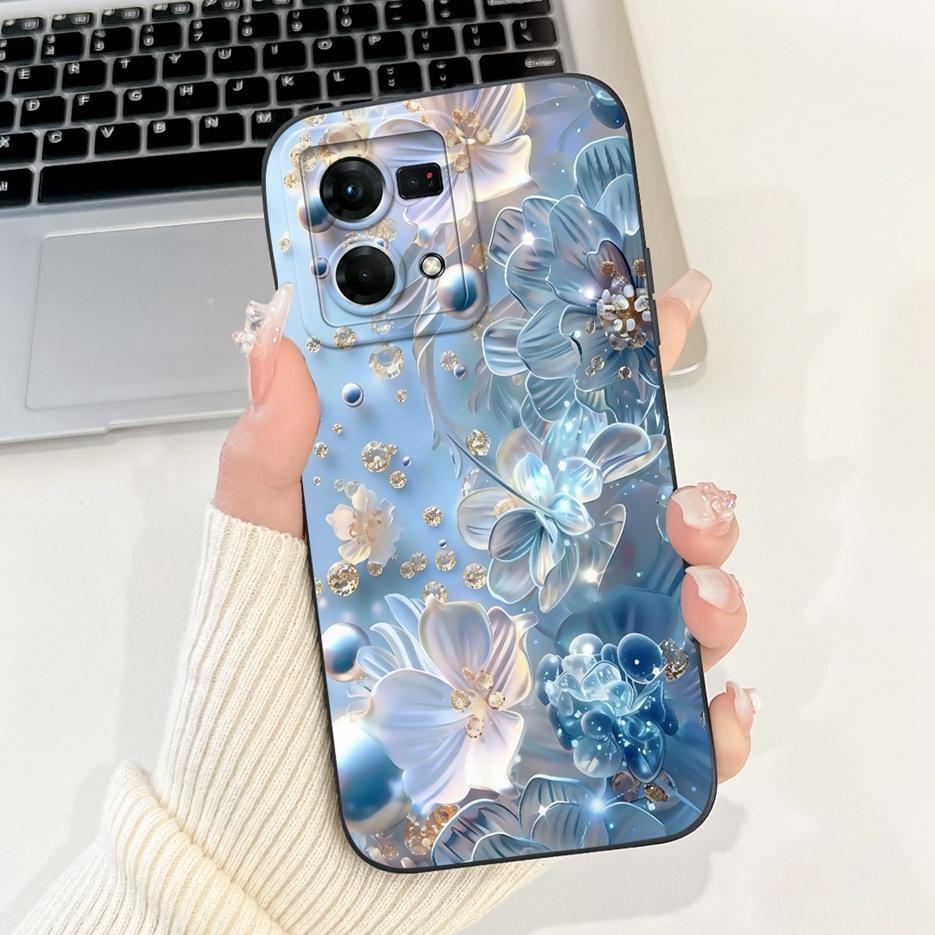 Для Oppo F21 Pro 4G Чехол Reno7 4G CPH2363 Роскошный Чехол с Конфетным Покрытием Мягкий Силиконовый Чехол Для Oppo Reno8 Reno 7 F21s Pro 4G Fundas