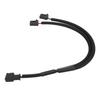 Car Horn 1 to 2 Connector Wiring Harness Plug and Play Y Type Horn Splitter Adapter for REIZ CROWN VIOS FJ CRUISER
