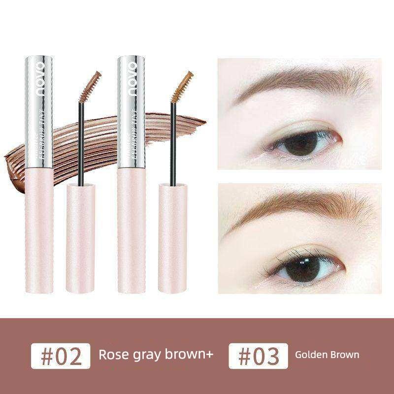 Novo Eyebrow Dye Light Color Korean Style Pink Brown Waterproof Long-Lasting Non-Fading Wild Eyebrow Pencil for Women Styling Beginners