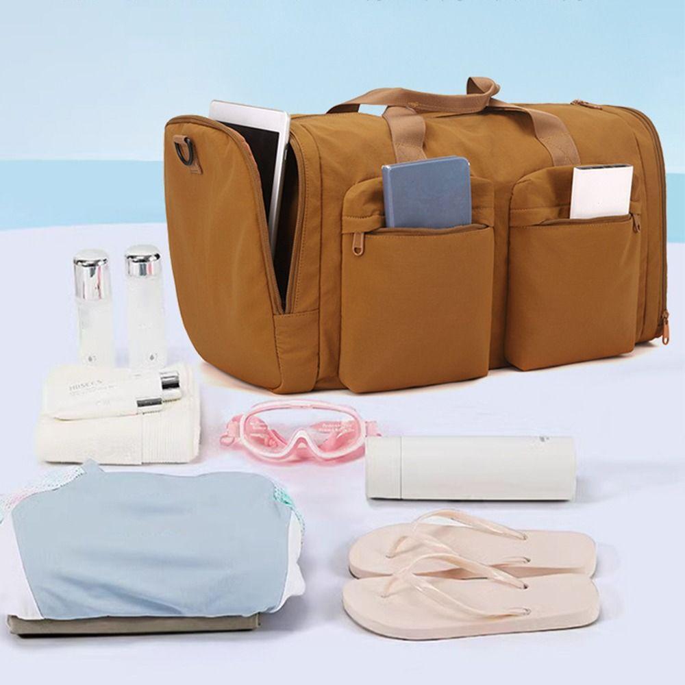 Large Capacity Gym Luggage Shoulder Bag Waterproof Sports Fitness Bag Weekend Handbag Workout
