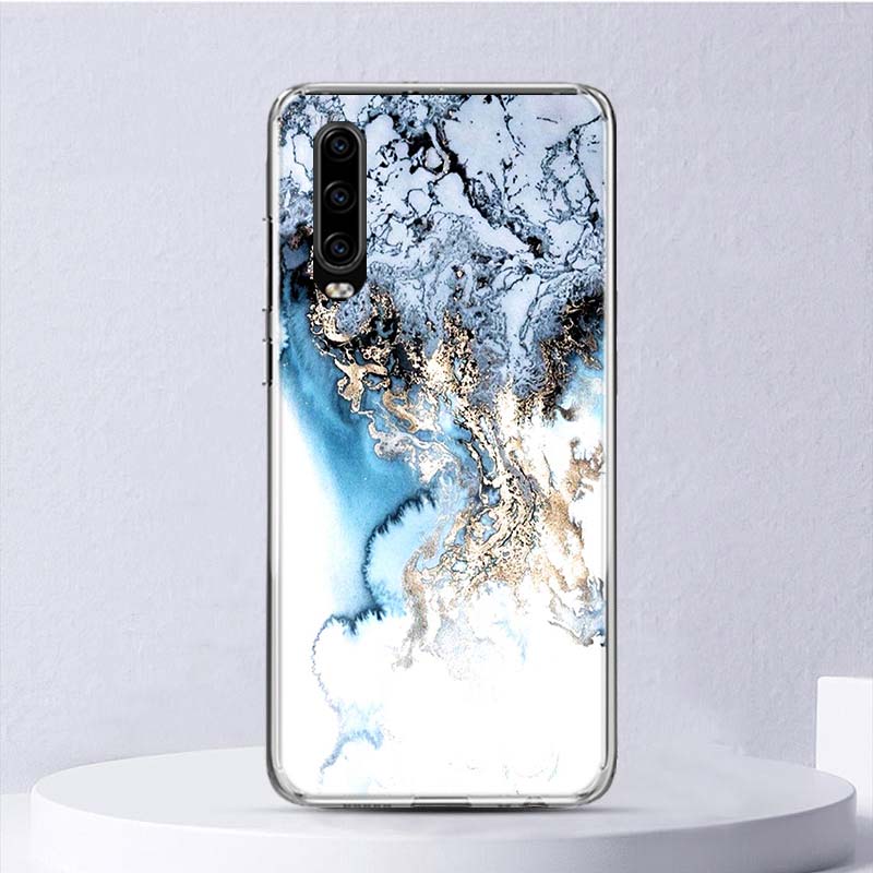 Модный мягкий чехол с геометрическим мрамором для Huawei P30 Lite P40 P20 P10 P50 Pro, чехол для телефона Коврики 20 30 40 10 P30Lite, чехол Funda Coqu