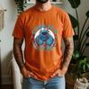 2026 Summer 100 Cotton CookieS Gym Graphic Oversized Tee Cookie Monster 1966 Retro Funny Cartoon Themed Short Sleeve