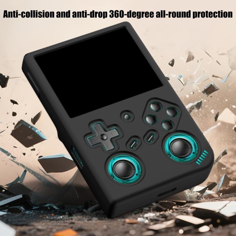 Gamepad Cover Silicone Case Scratchproof Housing Handheld Game Console Shell for RG35XX Protector Case Soft Sleeve