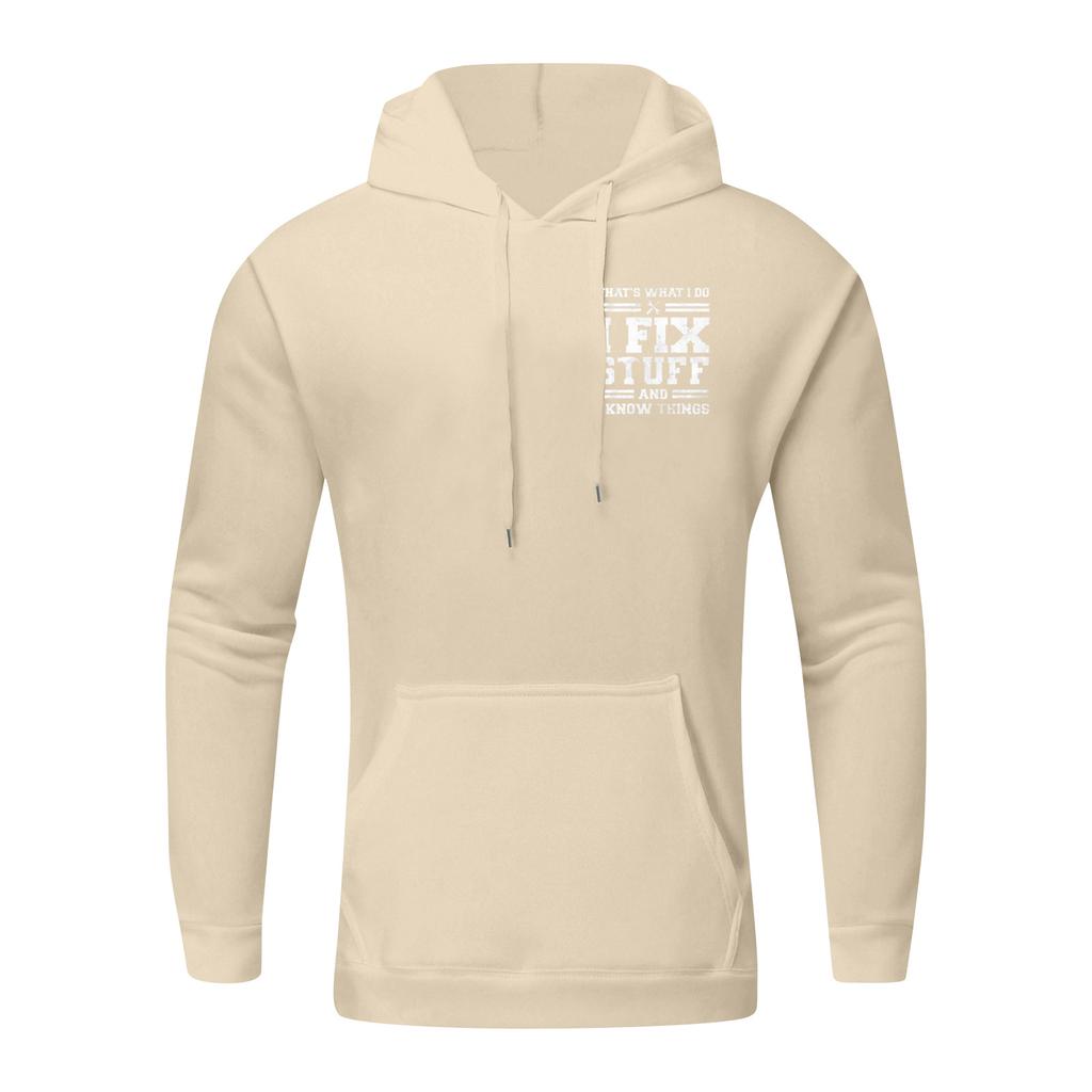 Men's Loose Printed Hooded Sweatshirt Men's Casual Fashion Sports Sweatshirt