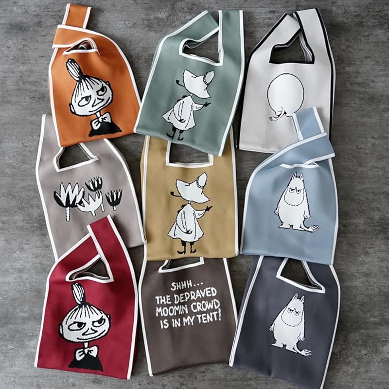 [Moomin] [Moomin] knit marche bag tote bag RMKC-01 Ivory