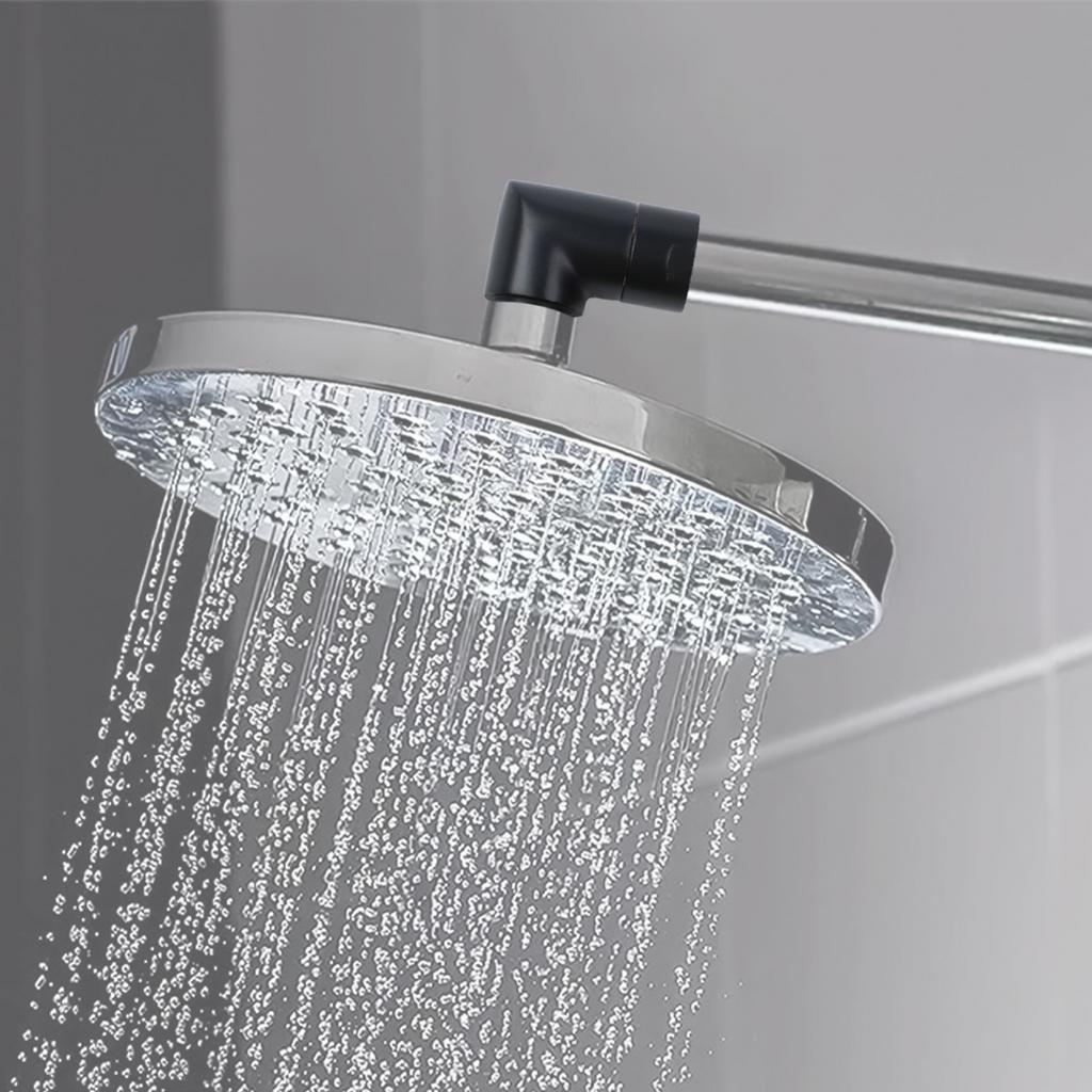 Черный душевой фитинг G1/2 Душевой соединитель Душевой отвод Устойчивый к протечкам