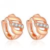 Classic European and N Earrings Exquisite Fashion Rose Gold Plated Earrings Clip