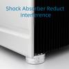 Monosaudio 4Pcs Insulator Speaker Audio Isolator Изготовлен из алюминия Изолятор динамика выдерживает вес 400 кг Включает кольцо Улучшает качество звука