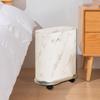 Removable Trash Can with Wheels And Airtight Lid for Small, Space-saving Rooms, Kitchen, Home,