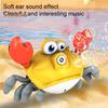 Walking Crab Bubble Machine Automatic Bubble Blower with LED Lights & Music Electric Fun Outdoor Bubble Playset for Kids