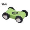 Educational Learning Toys for Kids Wooden Mini Race Car Toddlers, Pull Back Vehicle with Number Safe Solid Wood Preschool Vehicles Cognition, Hand-Eye