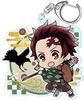 Demon Kimetsu No Yaiba Tojikore Wind and Moon Extreme Acrylic Keychain Kamado Tanjiro Slayer Flowers, Birds,