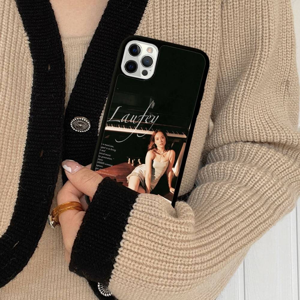 Singer L-LaufeyS For IPhone 11 12 13 14 15 16 17 Pro Max Plus TPU+PC Shockproof Back Phone Cases