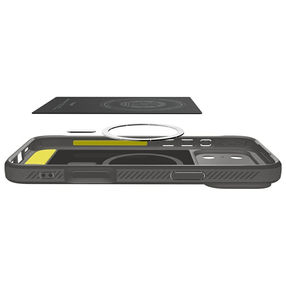 Spigen Rugged Armor Mag MagSafe Case for iPhone 17 Pro Gray