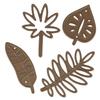 4 Mini Tropical Leaves Cutting Dies