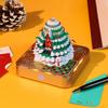 2026 Calendar Custom 3D Memo Pad Christmas Tree Loose Leaf Sticky Notes DlY Paper Art Notepad Christmas Gift Items for Kids