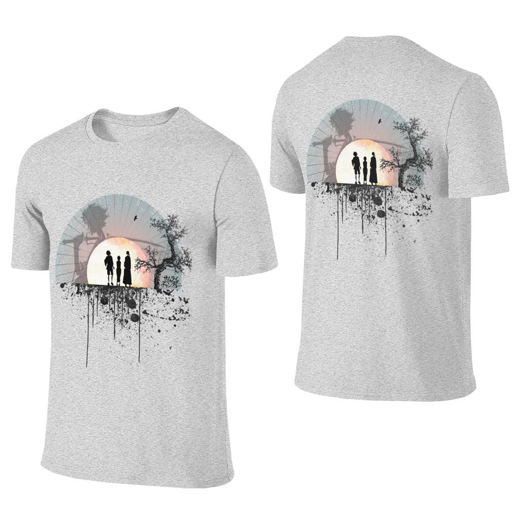 Samurai Splatter Japanese Fresh Reversible Tshirt Casual Vibe Print Does Not Fade Shirt