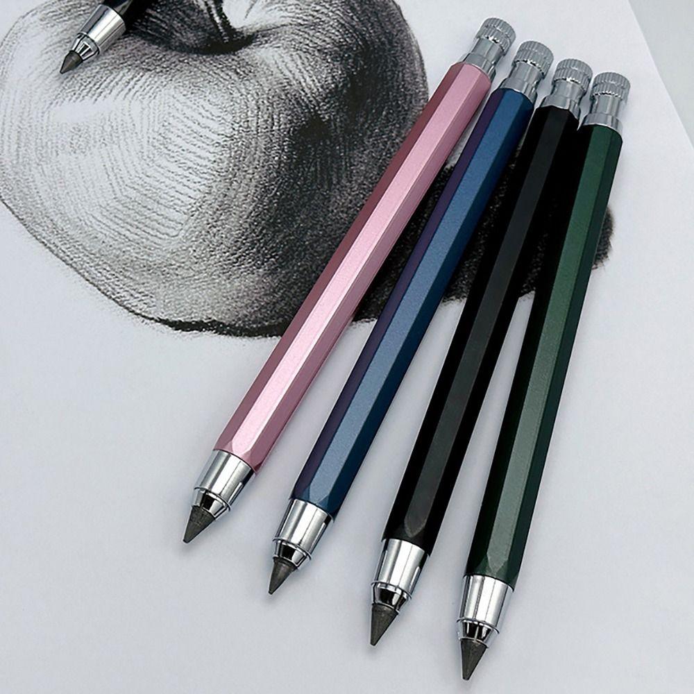 4.0mm Mechanical Pencil 2B/4B/6B/8B/10B Pencil Refill Propelling Pencil  School Office