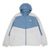 New Balance Мужская куртка-пальто с капюшоном из тканого тасланового нейлона (AMJ55667) Синий цвет береговой линии Размер 2XL - Ограниченный выпуск для Японии, Ветровка с водоотталкивающим покрытием