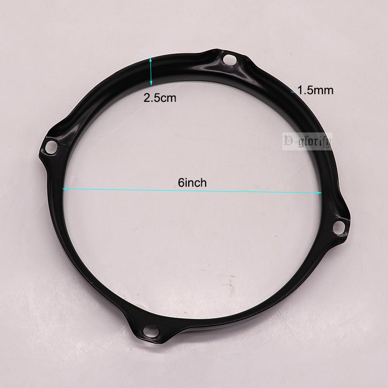 Alloy 6inch 4 Hole Drum Rim Snare Hoop Drum Hoop For 6'' Snare Drum Percussion Instrument Percussion Instrument Parts