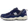 Nb 703 Mesh Fabric Synthetic Leather Comfortable Versatile Lightweight Low-Top Casual Shoes Men Sneaker Dark-Blue ML703NCS