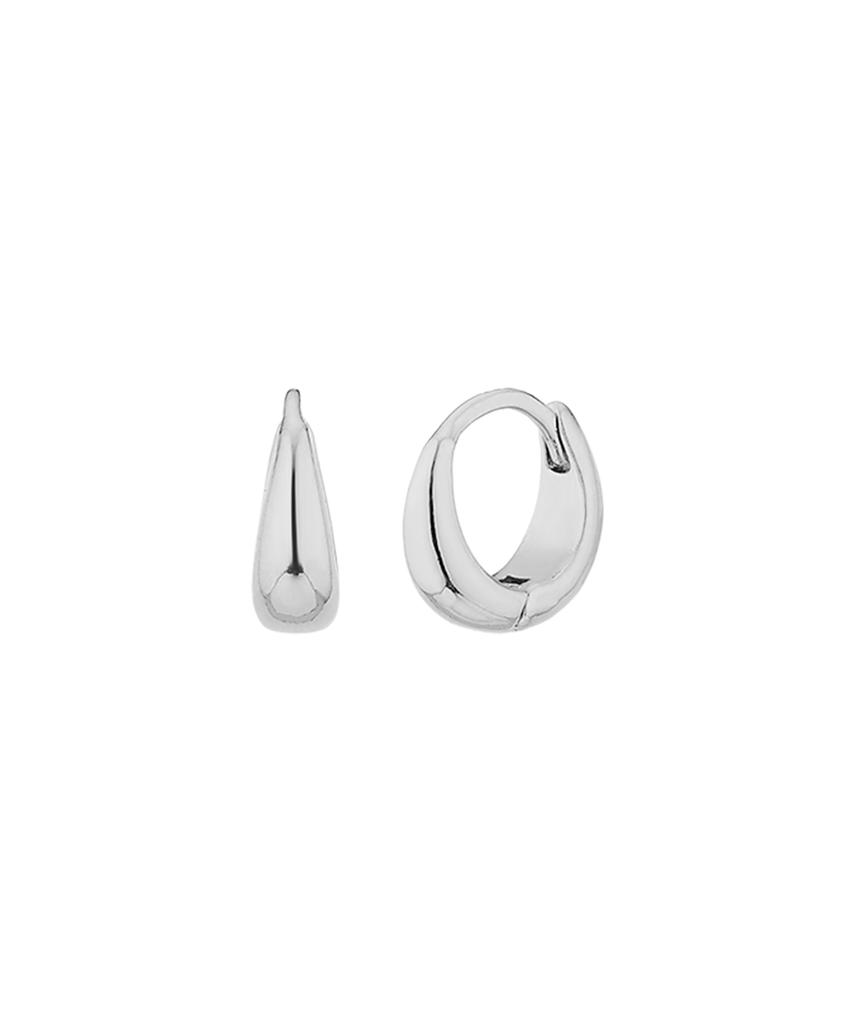 Золотые Серьги-Капли Мини Крупные One-Touch 14KGF