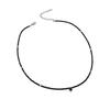 Slim Raw Black Spinel Necklace