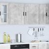 Kitchen Wall Cabinets 2 pcs Porto Concrete Grey Particleboard