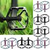 Aluminum Alloy Mountain Bicycles Pedals Double DU Bearings Nonslip Bicycles Pedals Wide Flat Cycling Pedals Enduring