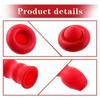 Caulk Cap Glass Glue Tip Sealing Cap Barrel Glue Mouth Protective Cover Caulking Gun Nozzles Cap Red Caulk Saving Cap 10-100pcs