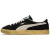 Замшевые кроссовки Vintage The Never Worn Unisex Black White Mellow-Yellow 383322-01