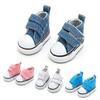 1 Pair 5cm 1/6 Handmade Velcro Sneakers Lovely Mini Doll Toy Accessories Multicolor