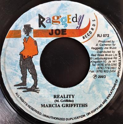 Пластинка 7 дюймов MARCIA GRIFFITHS - Reality RJ072 Raggedy Joe Rec 2003 Ямайка Регги, Ска и Даб Б/у