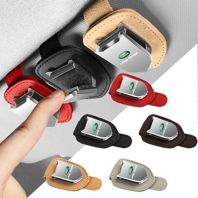 Автомобильный солнцезащитный козырек, бокс для очков, зажим для солнцезащитных очков, держатель для карт и билетов, подставка для Range Rover Defender Freelander Discovery 1 2 Evoque Rover L405