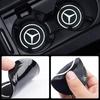 1/2Pcs Car Auto Water Cup Slot Non-Slip Mat Water Cup Bottle Holder Mat For Mercedes benz A B R G Class GLK GLA w204 W251 W463 NOQRS1