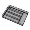 Kitchen Drawer   Carbon Steel Anti Slip Mesh Wire Utility Cutlery Tray Silverware Flatware Storage Divider for Spoons Forks