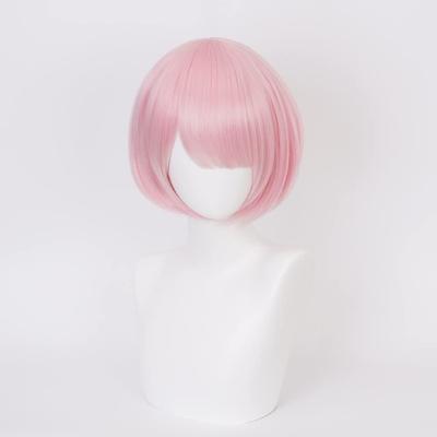 Парик Рам из аниме «Re:Zero — жизнь с нуля», парик для косплея, термостойкий парик, парик для маскировки на школьные фестивали, включая сетку