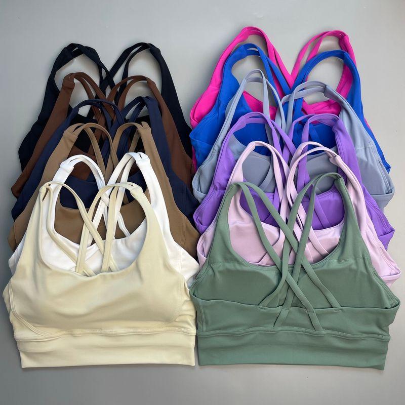 European and American Orders! Beauty Back Export Yoga Clothes Vest Women's High Strength Bubble Wrap Sports Bra Running Workout Underwear Summer