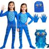 KDPop KPDH Аниме Костюм Детский Дерпи Тигр Аниме Фигурки Костюм для Косплея Комбинезон Мальчики Девочки Мультяшная Одежда Рождественский Подарок