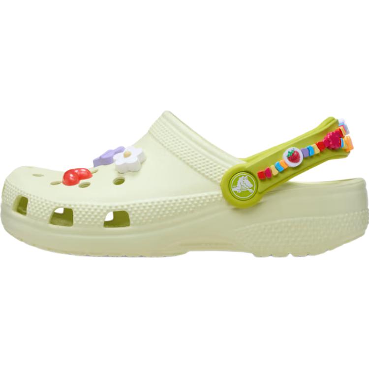 Crocs Classic Friendship Bracelet Clog Fashion Sports Simple Versatile Non-Slip Durable Low-Top Kids Sandals Kids Clogs Green 211306-3ZL