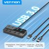 Vention USB C HUB Ultra Mini 4 Port USB 3.0 Splitter For Macbook Air Pro iPad Pro M2 M1 PC Accessories USB 3.0 HUB