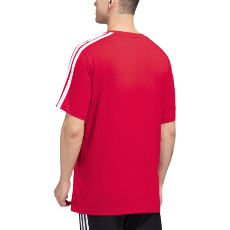 adidas Базовая спортивная футболка с круглым вырезом и коротким рукавом для мужчин Топы GL3736