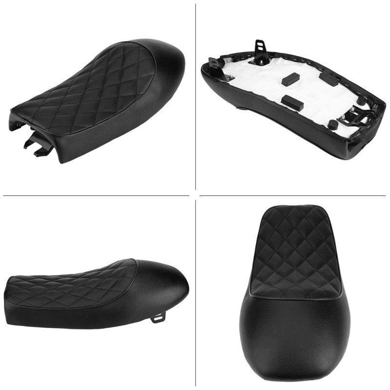 Hump Flat Brat Cafe Racer Motorcycle Seat Vintage Saddle For Honda for Yamaha