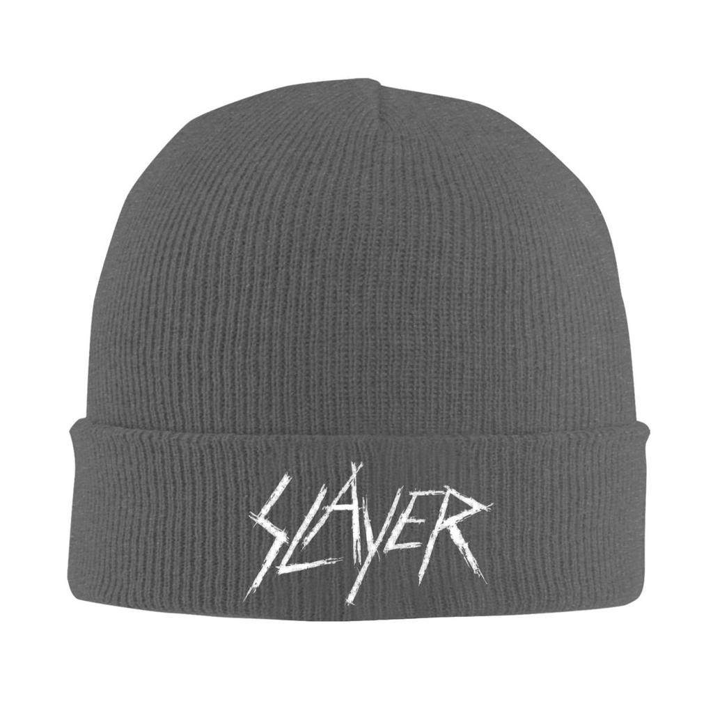 Slayers Logo Warm Knitted Cap Hip Hop Bonnet Hat Autumn Winter Outdoor Beanies Hats for Men Women Adult