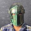 Medieval Barbuta Visored Warrior Helmet Knight Armory 18g Mild Steel Armour Helmet LARP Cosplay Halloween Costume
