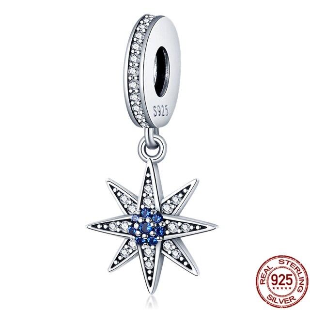 Plata Charms Of Ley 925 Silver Starry Sky Charms Air Balloon Charm Fit Fashion 925 Original Bracelets Pulseira Diy