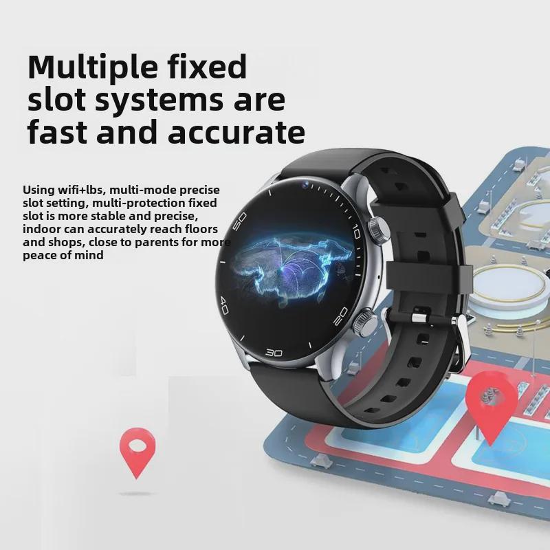Умные 5G часы-телефон для пожилых с ответом в одно касание, GPS-трекингом и SOS, оснащенные функциями защиты от потери и офлайн-оплаты Alipay.