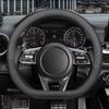 O/D-type PU Leather Car Steering Wheel Cover For Kia Cerato 2003-2021 2022 2023 2024 2025 2026 Auto Accessories