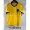 Brazil National Team Football Jerseys Short Sleeve Sports Shirts Men Women Retro Style