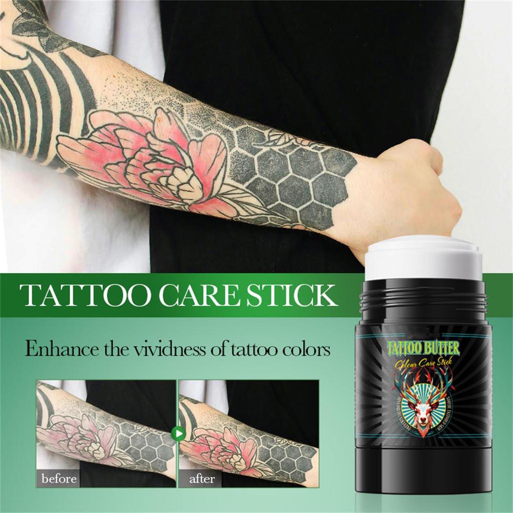Color Care Stick Moisturizing Keeps Your Tattooed Skin Moisturized And Soft, Preventing Dryness And Flaking